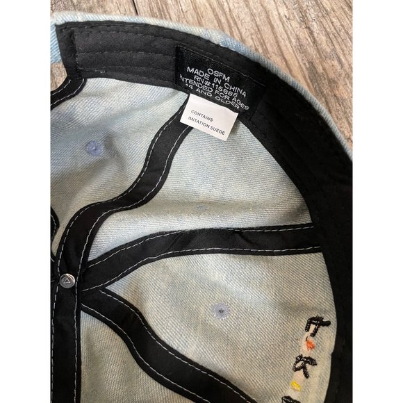 Friends TV Show Tie Dye Denim Black Adjustable Hat Official  Unisex OFSM - Picture 5 of 7